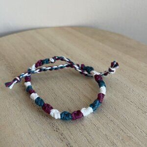 Deva Bracelet, anklet, trendy, comfortable, tie, embroidery thread, woven, gift,